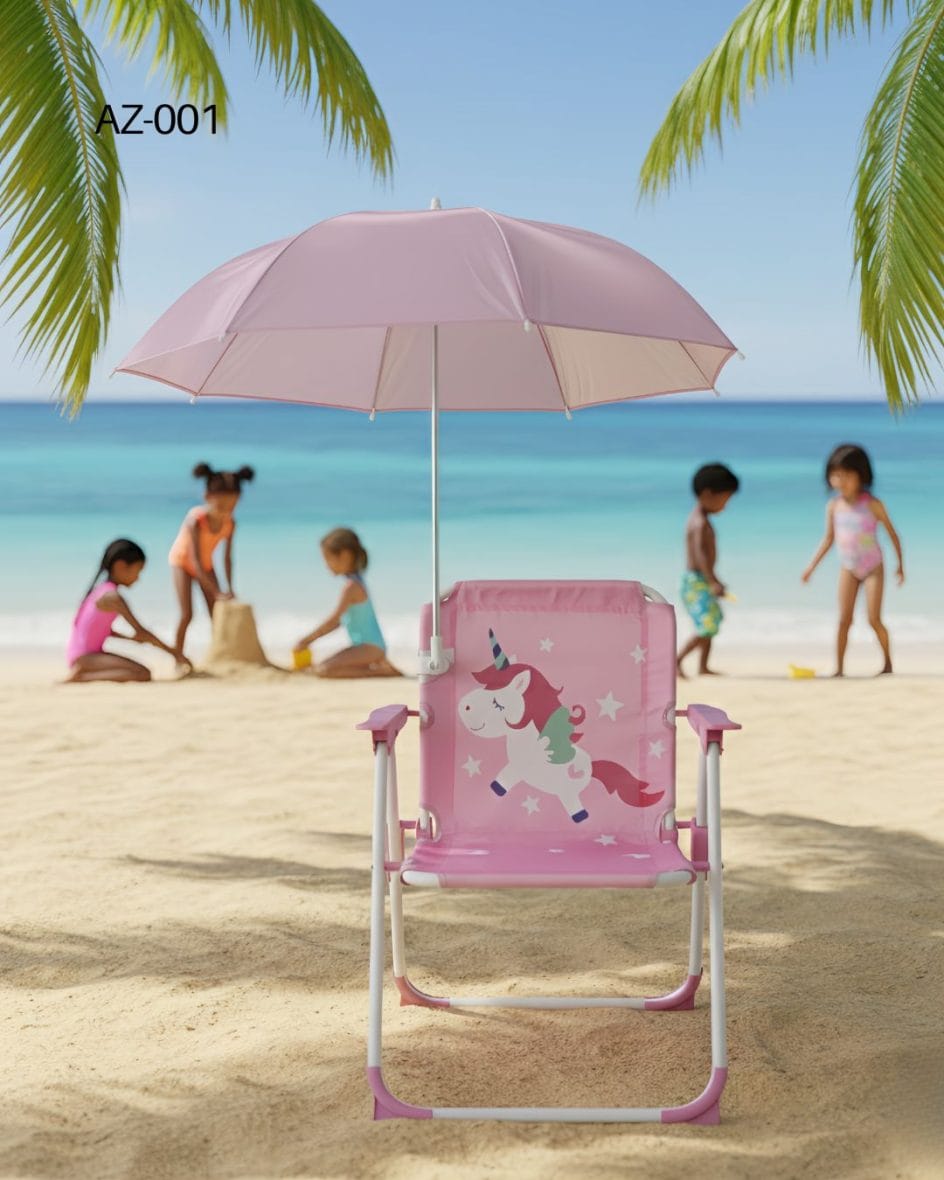 Silla Playera Infantil con Sombrilla