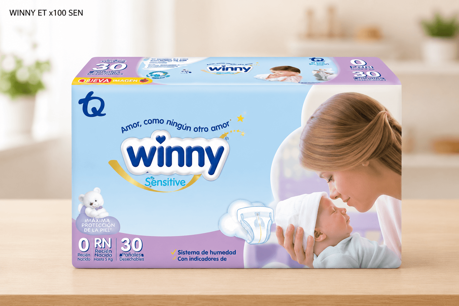Pañales Winny Sensitive Etapa 0 x30