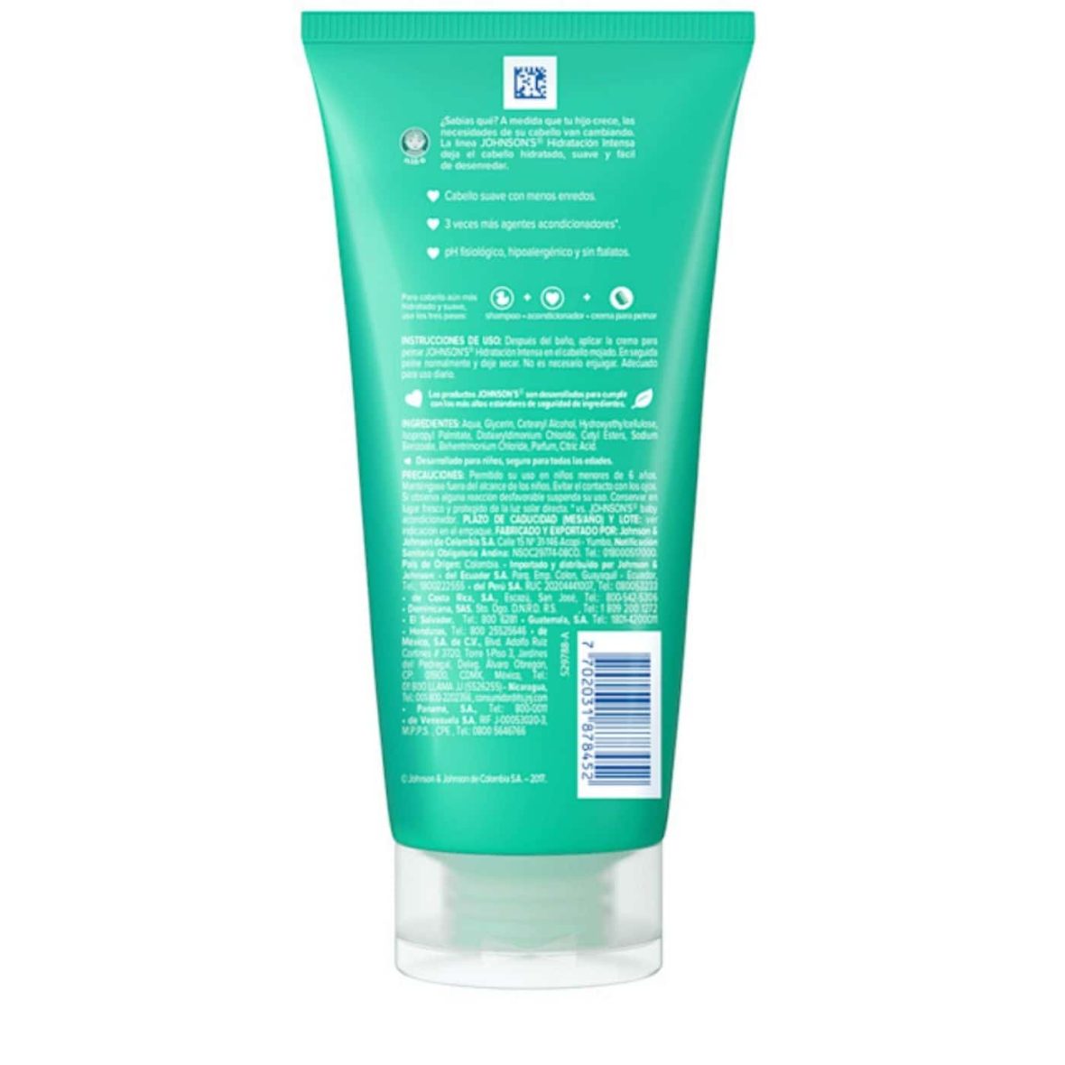 Crema para Peinar Johnson’s Hidratación Intensa 200 ml (2)