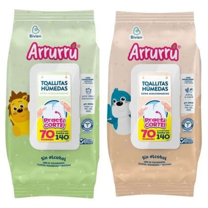 Pañitos Húmedos Arrurrú 70