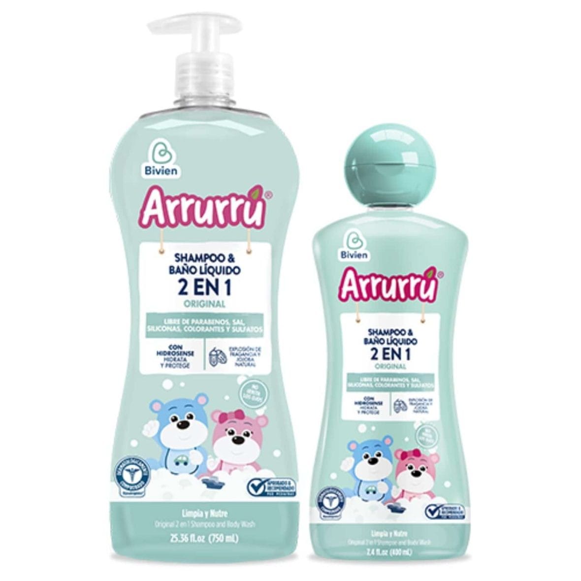 Shampoo Arrurrú 2 en 1 (2)