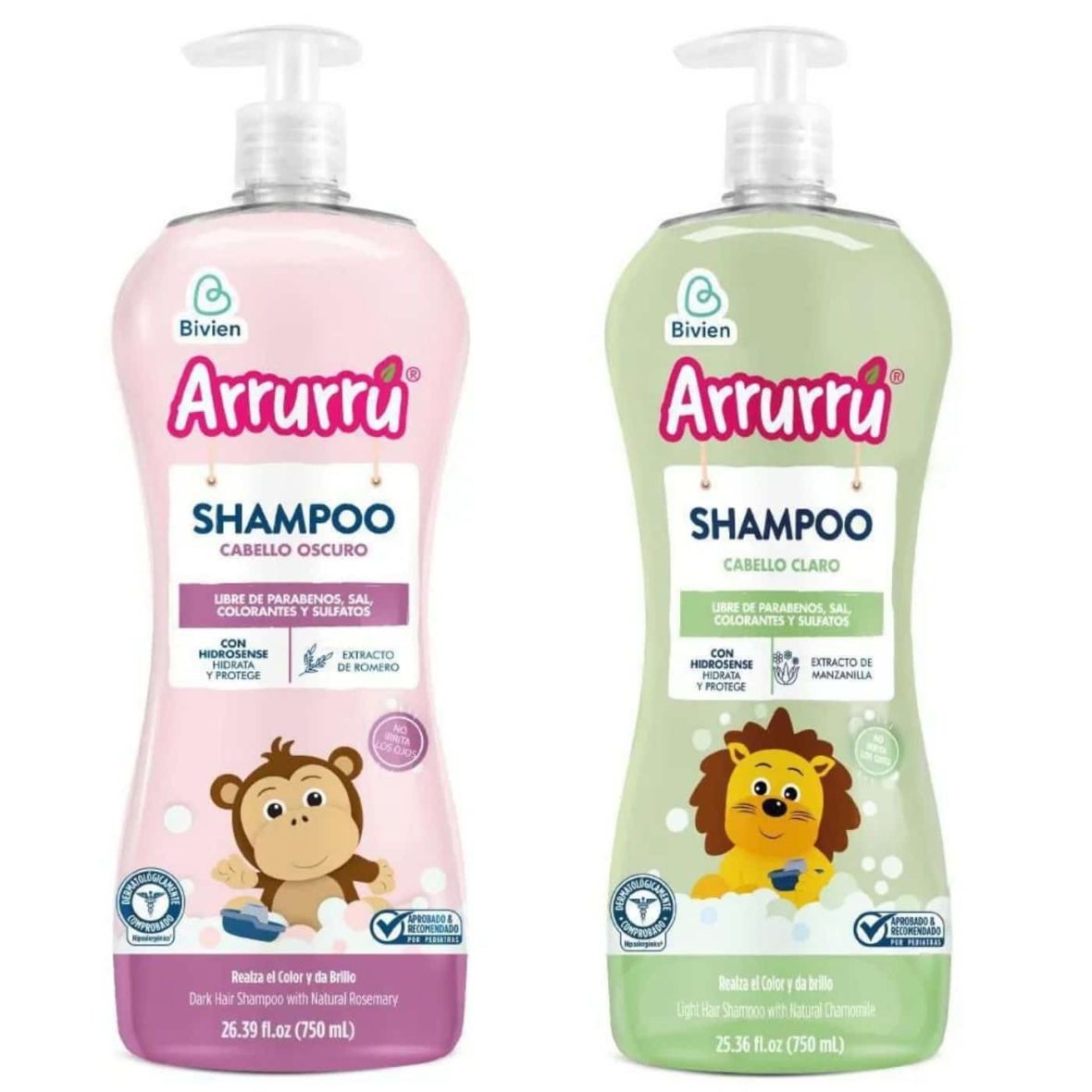 Shampoo Arrurrú 750 ml