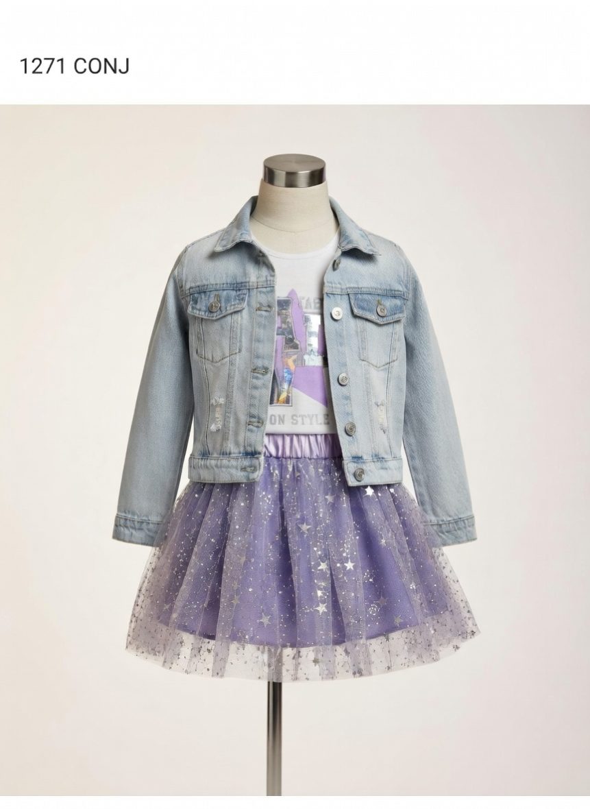 Conjunto Baby Kids Avl para Niña 1271