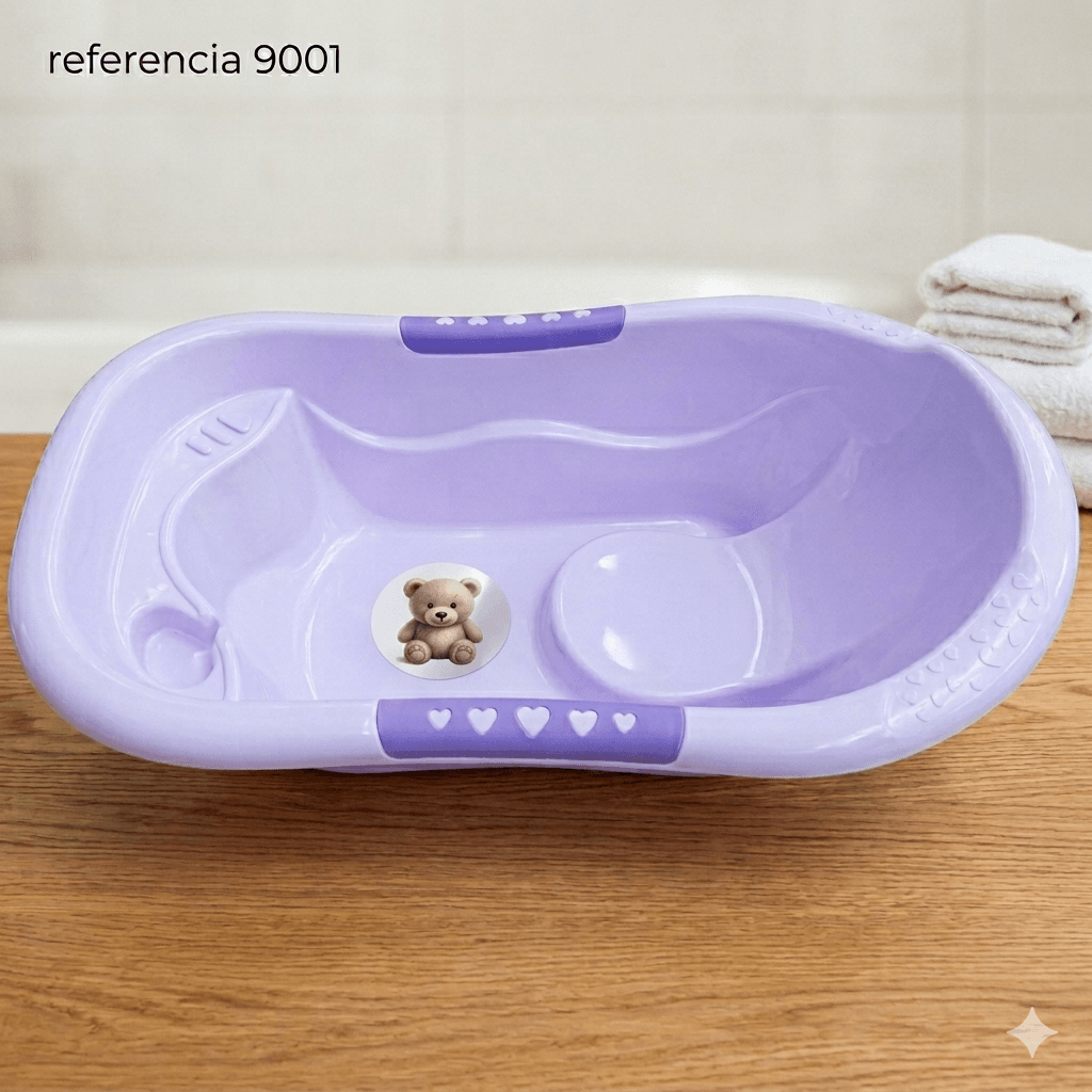 BAÑERA INFANTIL PARA BEBE 9001-LILA