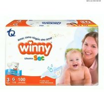 Pañales Winny Ultra Sec Etapa 3 x 100