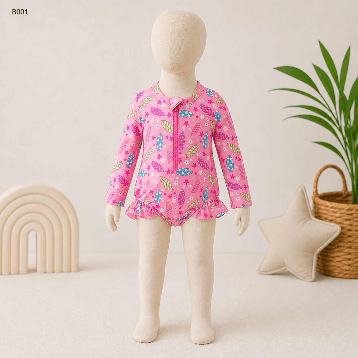 B001 TRAJE BAÑO INFANTIL PARA NIÑA