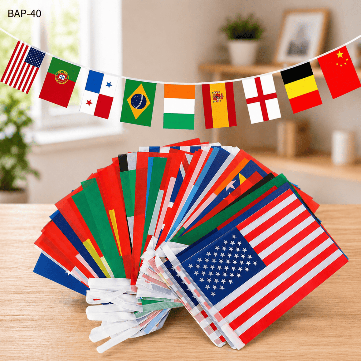 BAP-40 – BANDERINES MUNDIALISTAS