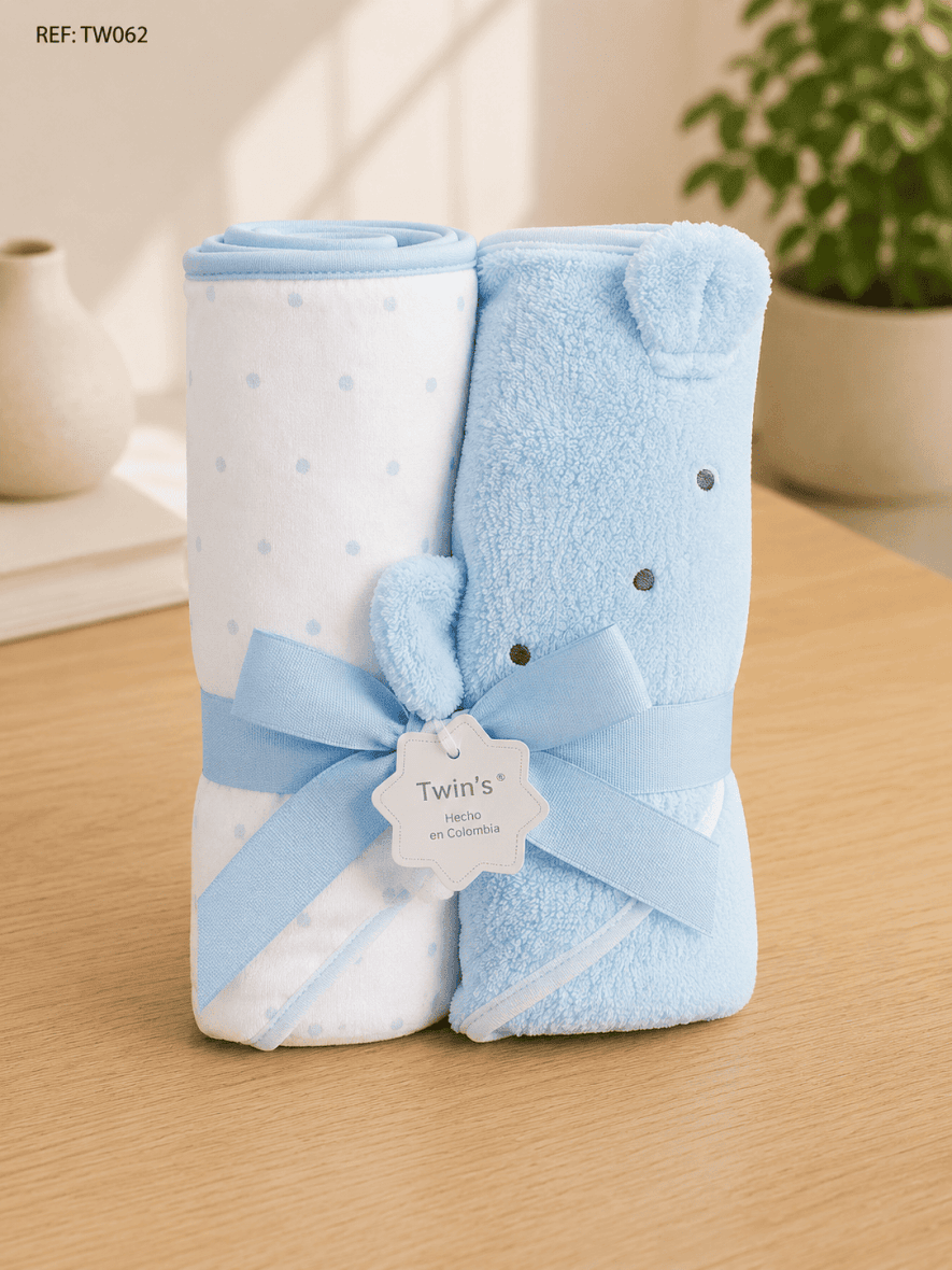 TW062 – SET DE TOALLAS X 2 CON CAPA