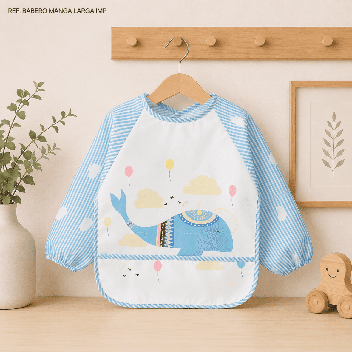 BABERO MANGA LARGA IMPERMEDABLE
