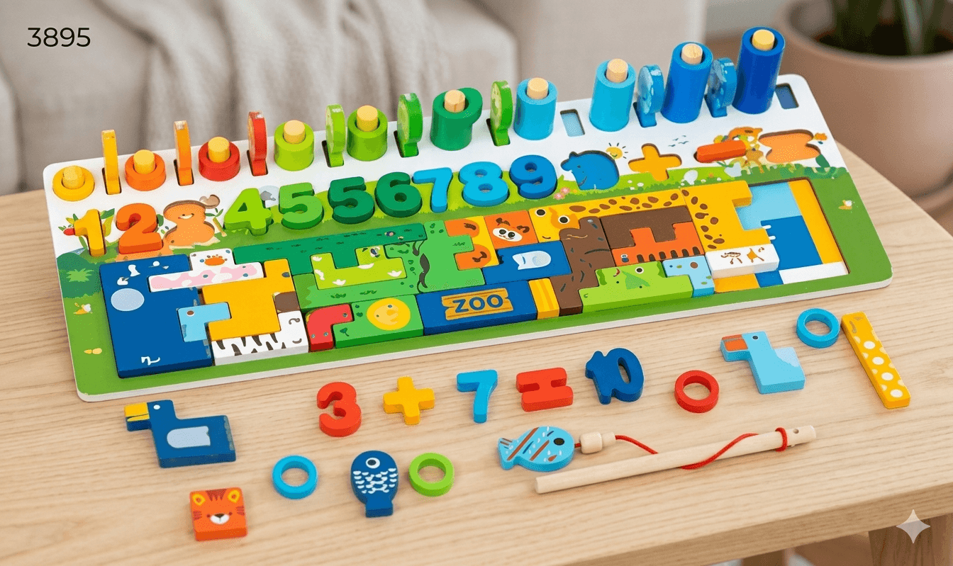 3895 SET TABLERO ZOO Y PESCA