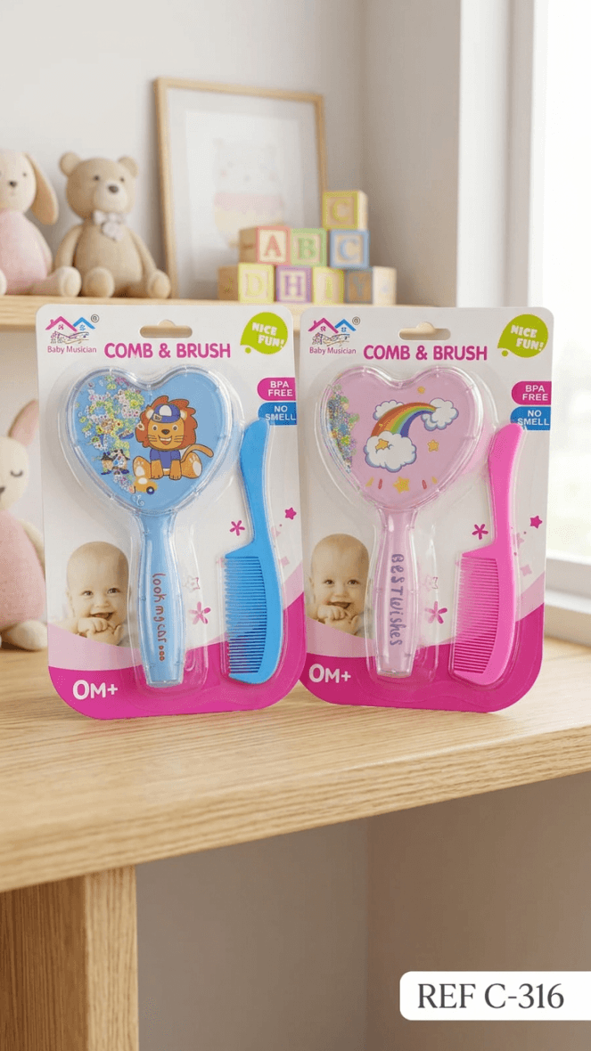 C-316- Set de Cepillo y Peine para bebe