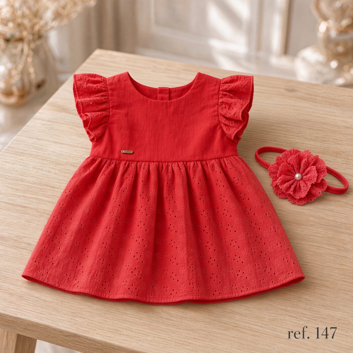 147 VESTIDO OJALILLO